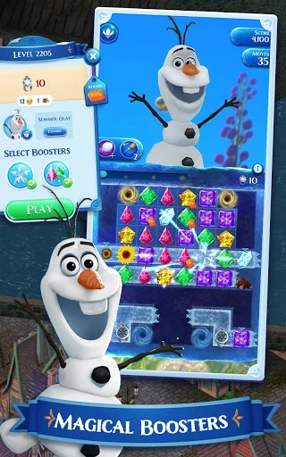 Disney Frozen Free Fall Games screen 3